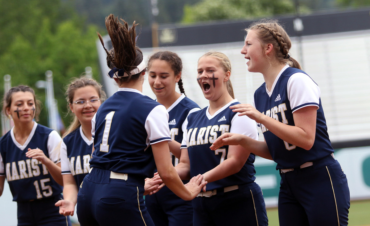 Cascade Marist Catholic 4A softball final Dan Brood 3